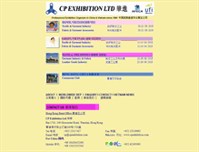 Tablet Screenshot of cpexhibition.com